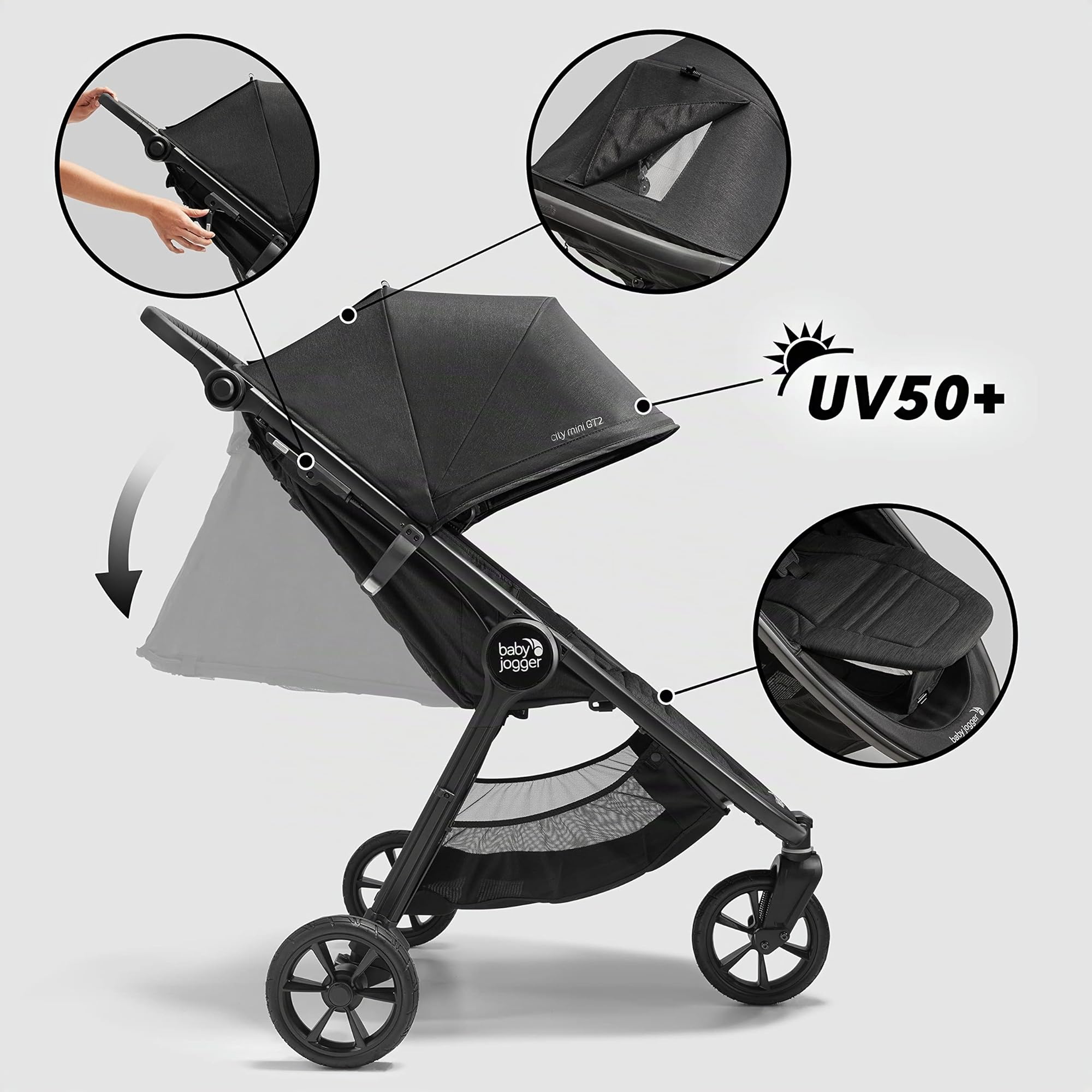 Baby Jogger City Mini GT2 Passeggino Opulent Black