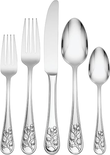 Lenox 894645 Chestnut Ridge - Juego de cubiertos (65 piezas)