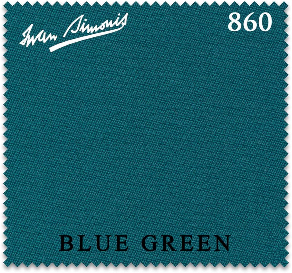 Iwan Simonis 860 Pool Billiard Table Cloth - Authorized Dealer (Blue Green, 7 ft)