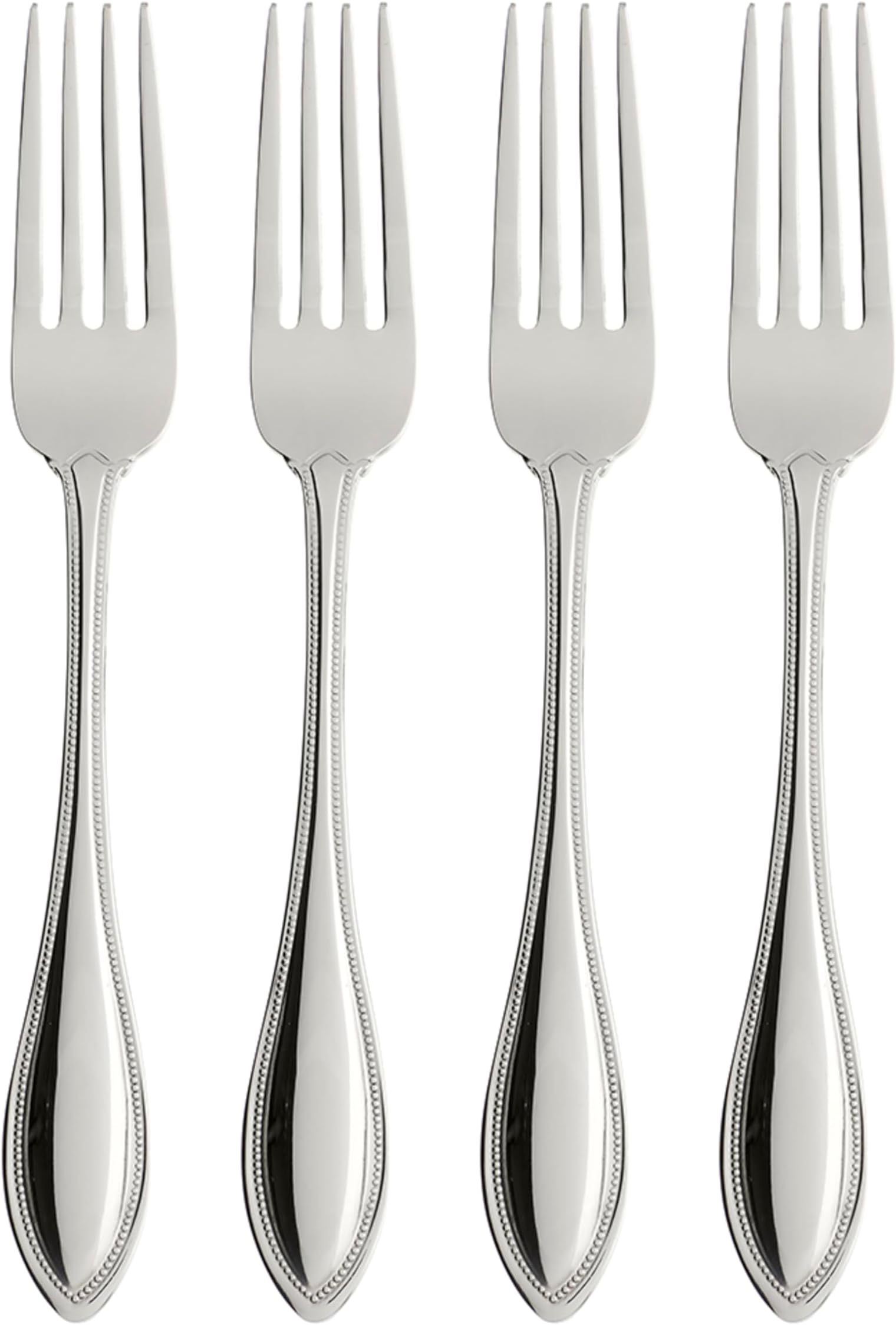 Oneida Silverware Set, American Harmony Everyday Flatware Dinner Forks Set, Service For 4, 18/10 Stainless Steel, Rust Resistant, Dishwasher Safe, Home & Kitchen Utensils Sets, Fork (Silver 4 Pieces)