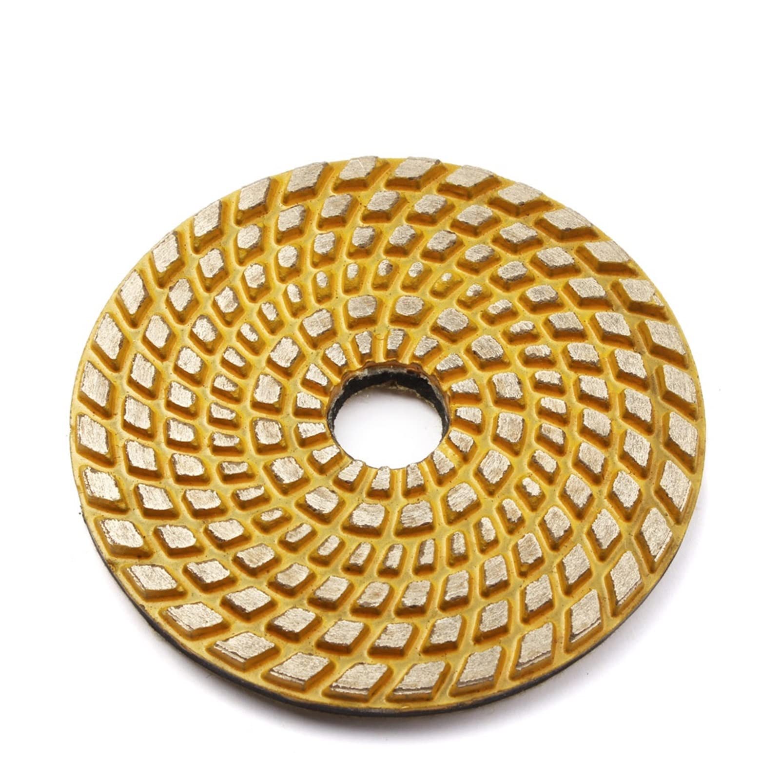 4quot;Disco abrasivo for suelo de hormigón Almohadilla de pulido de enlace de metal sinterizado 100 mm Pulido húmedo seco for abrasivo de hormigón fangzi (Size : 100)