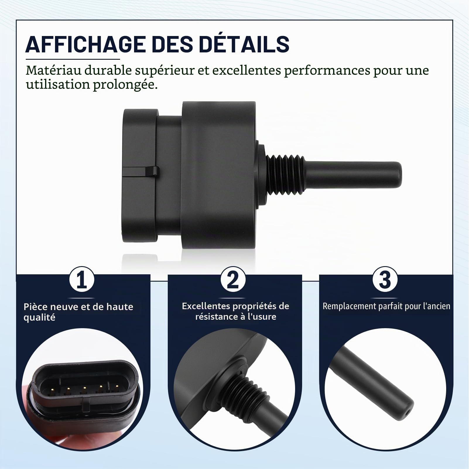 Capteur d'eau Filtre à Carburant 77363659 pour 500 159 Brera Giulietta Mitoa SPIDER JUMPER BRAVO DOBLO DUCATO Punto Panda Capteur d'eau du Filtre à Diesel pour Bipper 1.3 HDi 836024 95514997