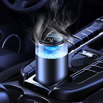 Arlantuo Smart Car Air Fresheners,Oil Car Diffuser Experience by Atomization, RGB Ambient Lights,Adjustable Concentration, Auto On/Off, Built-in Battery : Amazon.ae: Automotive