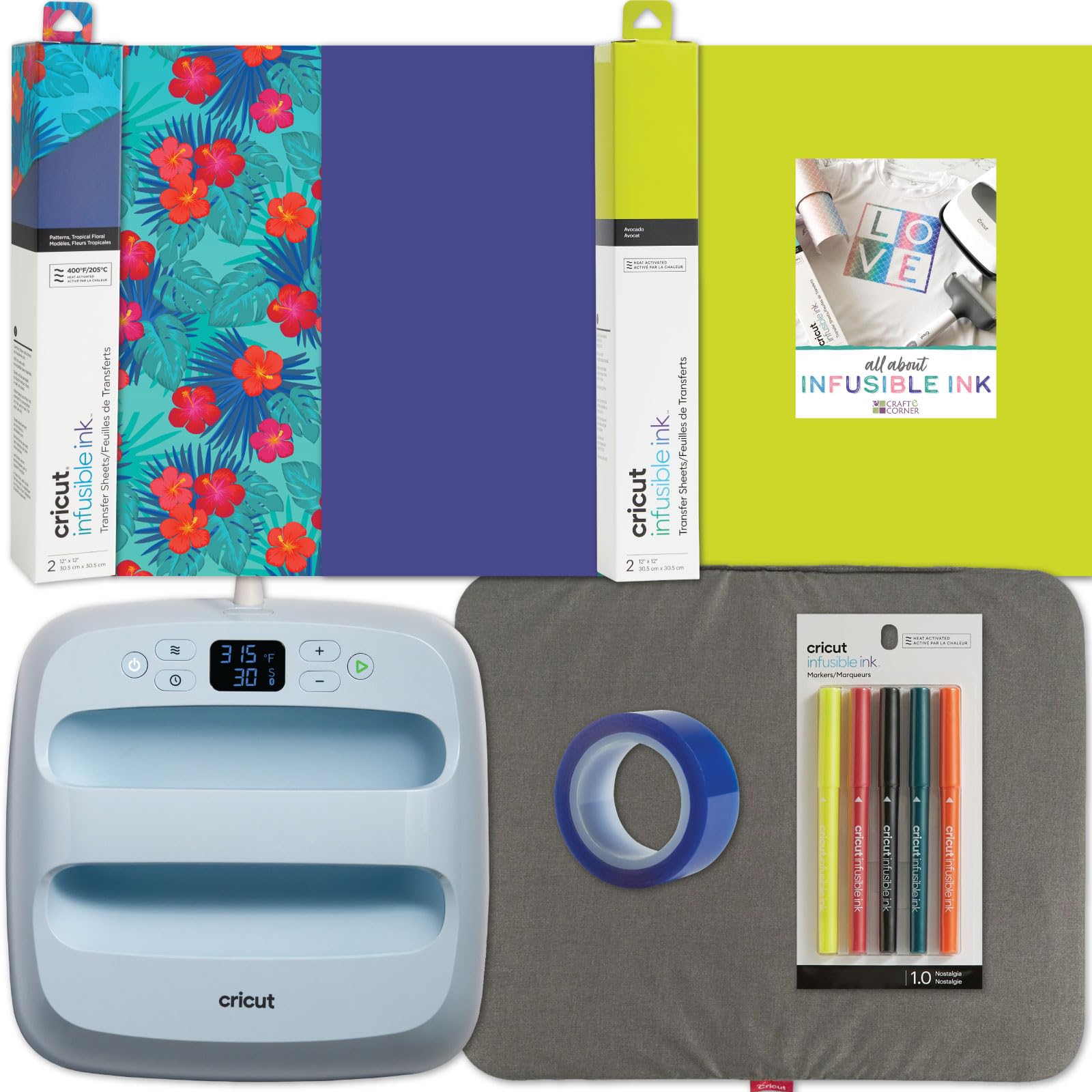 Amazon | Cricut(クリカット) Easy Press 3 9 x 9インチ 熱プレス機 