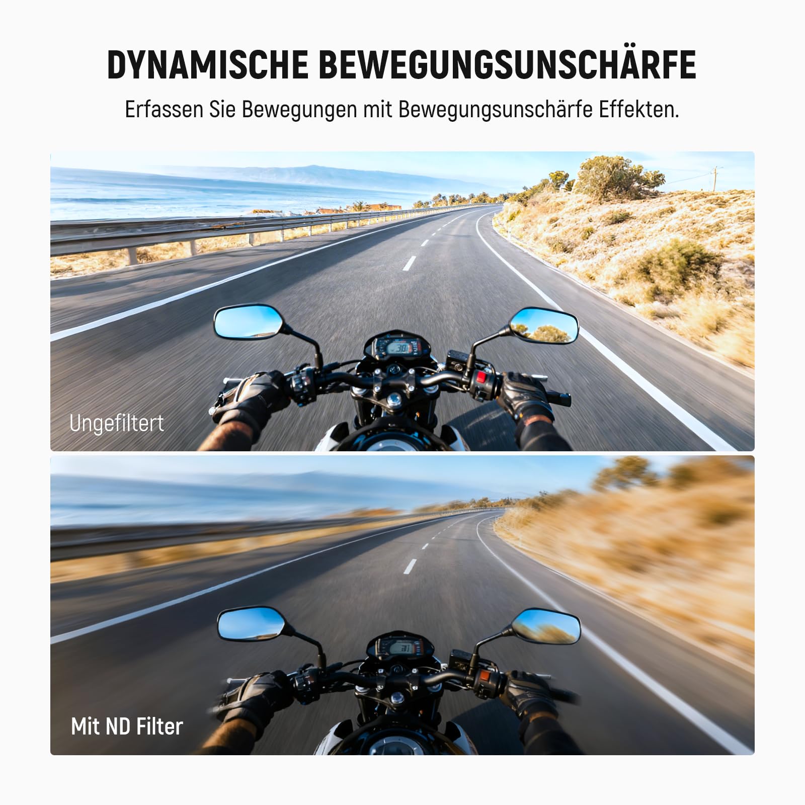 NEEWER ND Filter Set Kompatibel mit DJI Osmo Nano (ND8/16/32/CPL), 4er Pack, aufschraubbarer Graufilter für Action Cam Objektive, mehrfach beschichtetes optisches Glas, Foto Zubehör mit Displayschutz