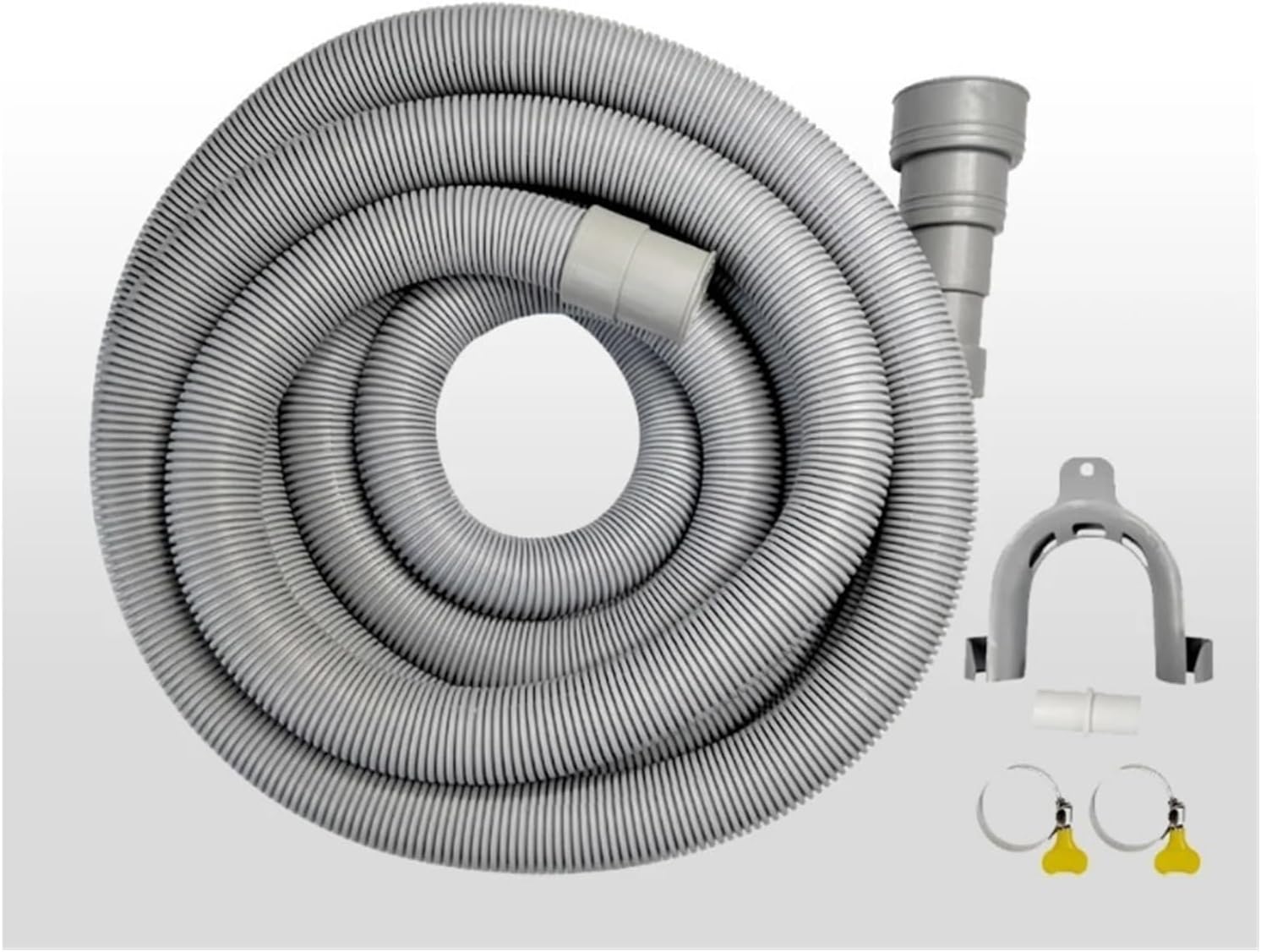 70/150/200cm Drain Pipe Washing Machine Dishwasher Drain Waste Hose Extension Pipe With Hose Clamps Set Wash Machine Accesories(Outlet Hose-5M)