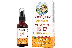 Vitamin D3 K2 Liquid Spray: Essential Nutrients for Healthy Bones & Overall Well-being