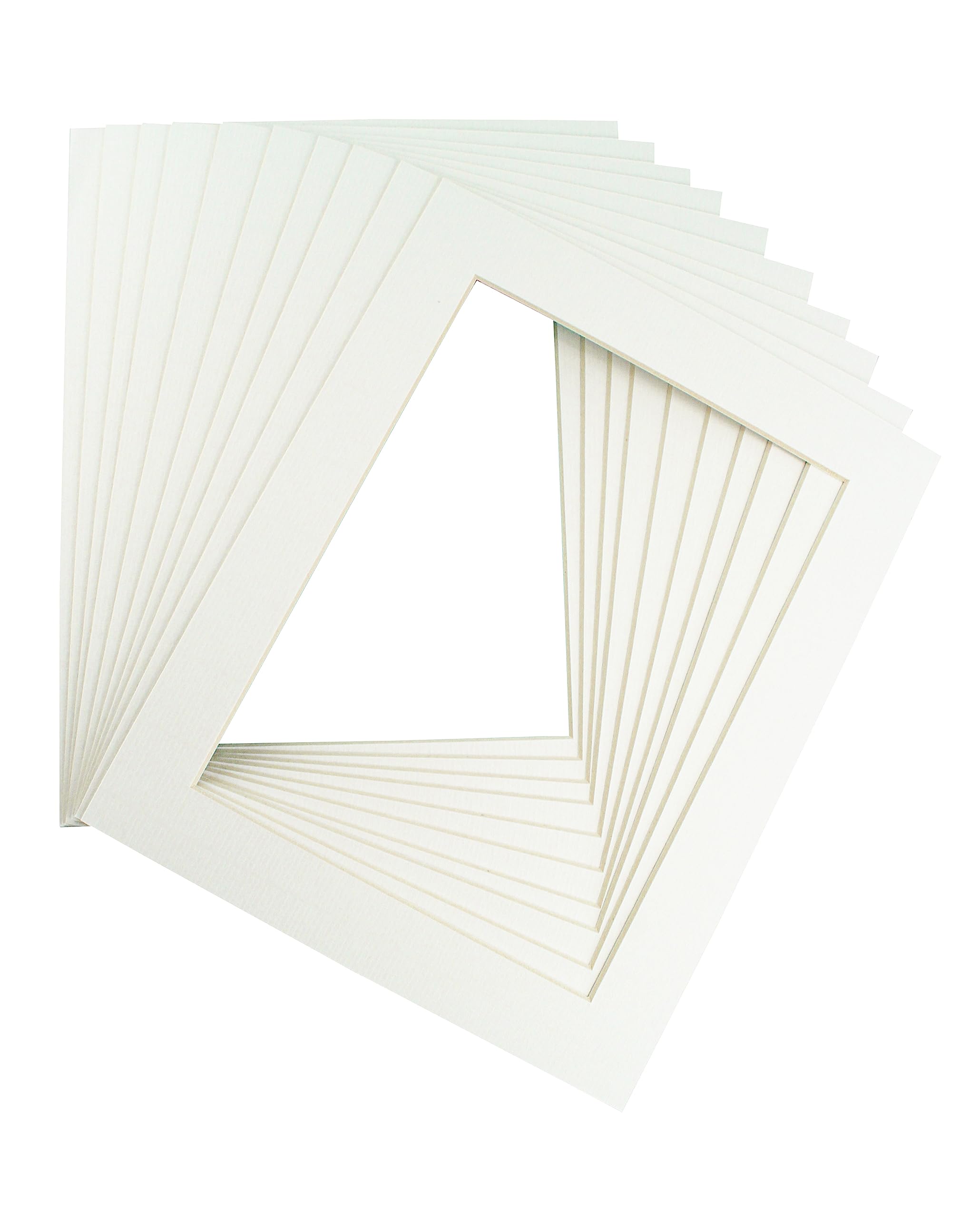 Ten Pack of Antique/Off White Picture/Photo Mount Size 60x60cm to fit Image 50x50cm