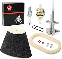 Vista 1 de Filtro de aire de espuma y válvula de combustible Petcock para Yamaha Raptor 660R 660 R YFM660R 2001 2002 2003 2004 2005 5LP-14451-01-00