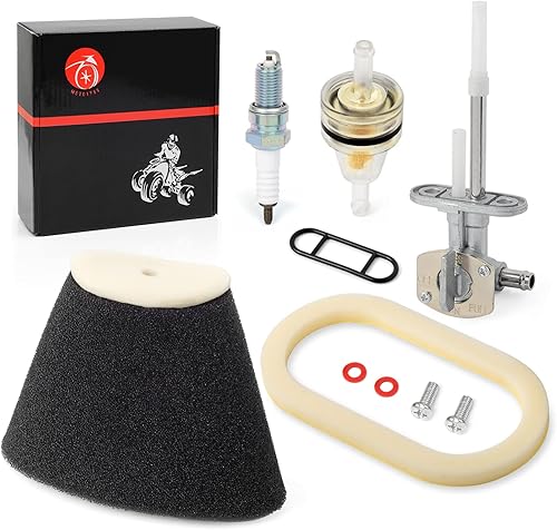 Filtro de aire de espuma y válvula de combustible Petcock para Yamaha Raptor 660R 660 R YFM660R 2001 2002 2003 2004 2005 5LP-14451-01-00