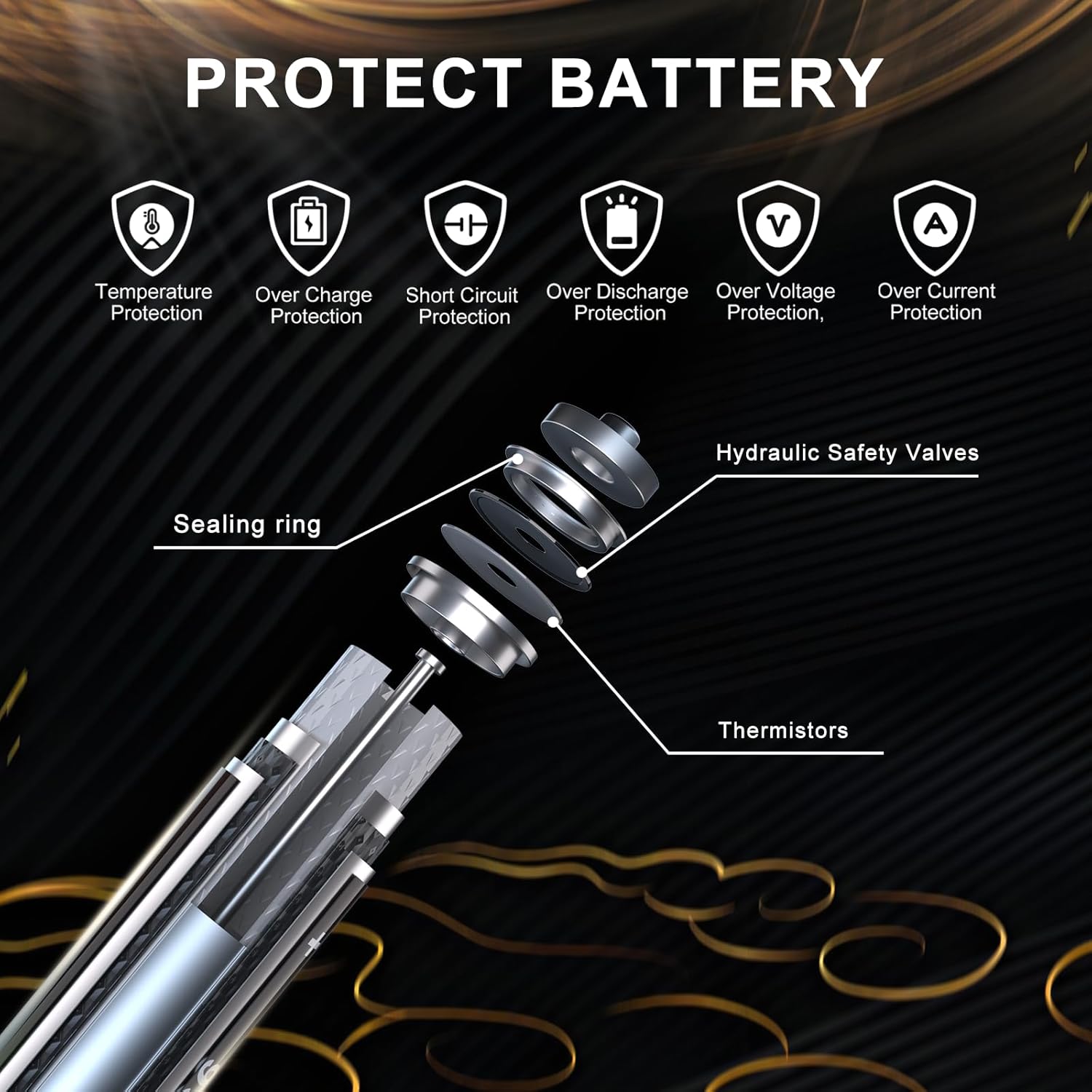 8 Pack 3.7V 9900 mAh Rechargeable Battery Button Top Upgrade Capacity Batteries for Flashlights Headlamp Remote Control