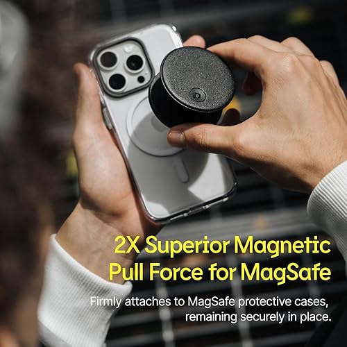 Miniatura 5 de RHINOSHIELD Grip O Compatible con MagSafe  Agarre para teléfono con soporte expandible para funda de teléfono MagSafe, compatible con modo vertical