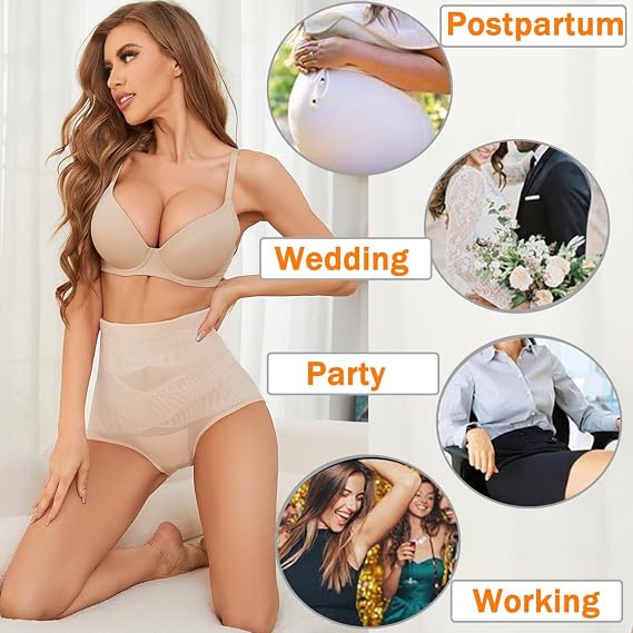 Tummy Control Knickers Shapewear for Women Tummy Control Body Shaper Slimming High Waisted Butt Lifter Pants Shaping Underwear