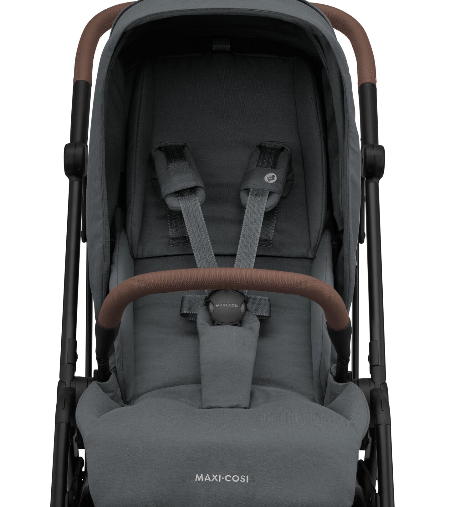 Maxi-Cosi Leona² Kinderwagen 0–22 kg umdrehbare Sitz einhändig zusammenklappbar Twillic Graphite