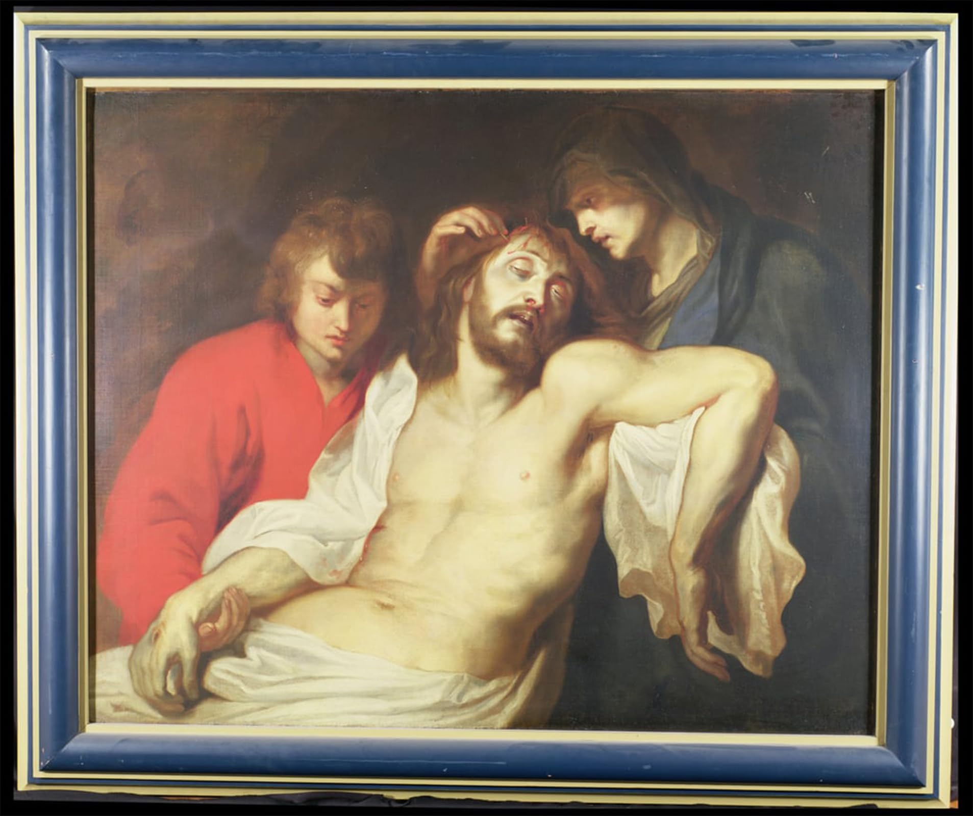 POSTERIIk Famous Animal Posters Vintage Picture the Lamentation Over the Dead Christ with the Virgin and St John by Peter Paul Rubens Modern Wall Decor for Home Decor 60x90cm