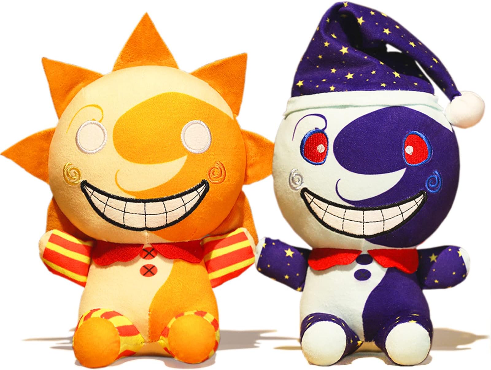 TZMAPU Sundrop and Moondrop Security Breach Plush, Clown Figure and Collection Stuffed Animals Plush Toys,Birthday Christmas for Kids and Fans