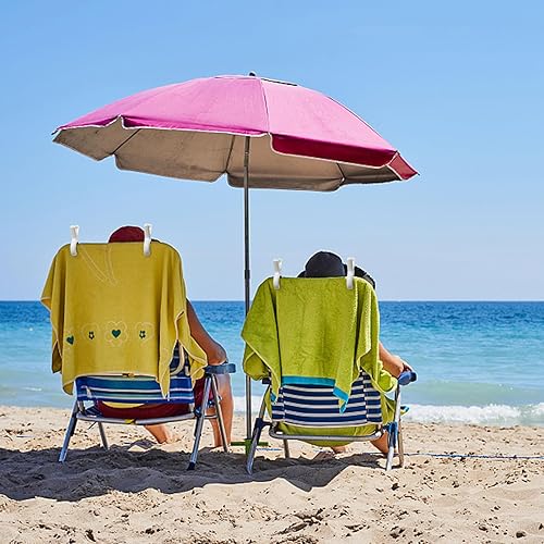 Miniatura 8 de Paquete de 12 clips para toallas de playa con fuertes resortes antioxidantes, clips de toalla resistentes, alfileres de plástico para ropa para