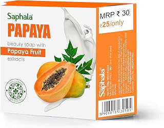 Koya's Herbal Saphala Papaya Soap,100g (Each) (Pack of 12) Price In India