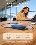 Belkin UltraCharge 10000mAh Power Bank with USB-C Cable and Display - Blue - 3