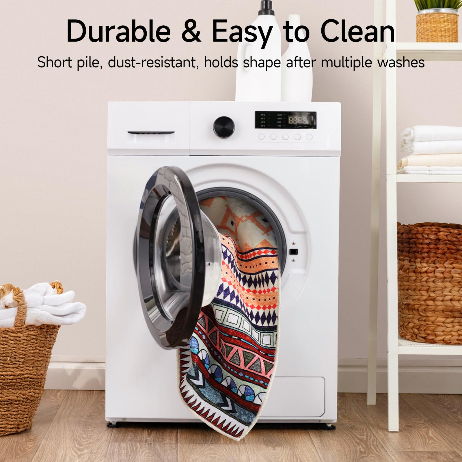 iHeroo Tappeto Salotto Moderno 120x170cm, Tappeto Morbido e Antiscivolo, Tappeto Lavabile in Lavatrice, Perfetto per Soggiorno e Sala da Pranzo