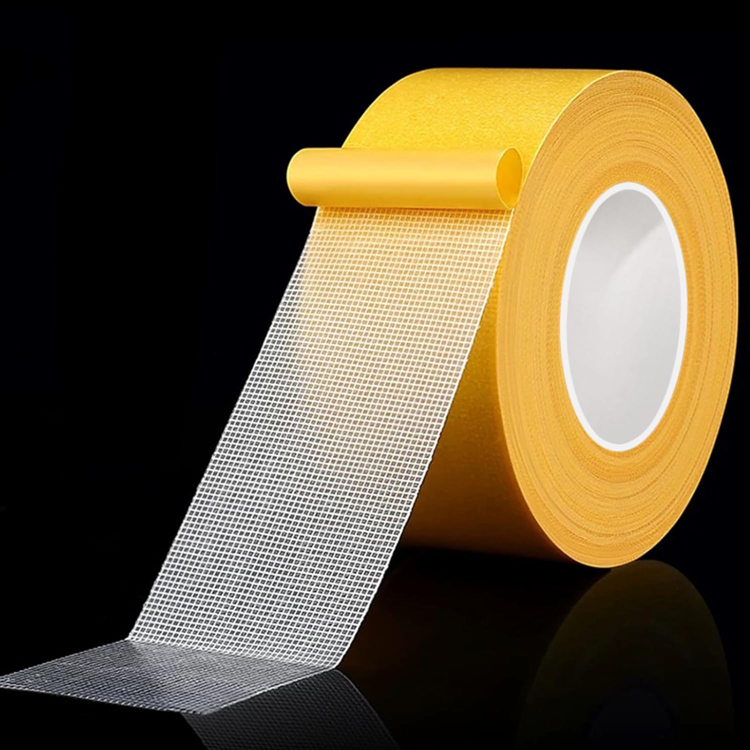 CHENYA 2" X 164 Ft,Double Sided Tape Heavy Duty,Strong Carpet Tape with Fiberglass Mesh,Super Sticky Clear Two Sided Tape for Mounting Crafts,Carpet,Picture,Wallpaper,Balloon
