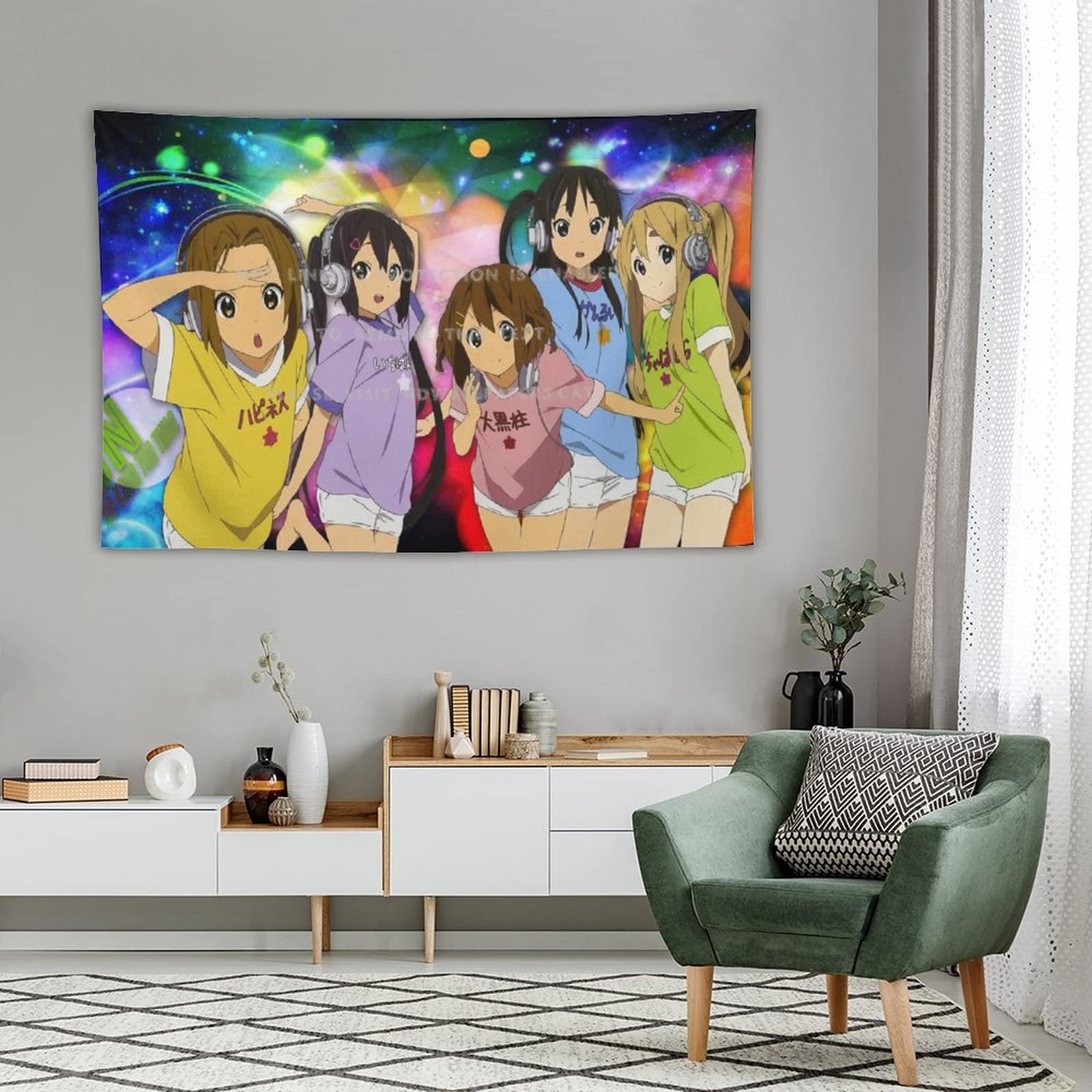 Amazon.co.jp: けいおん タペストリー アニメ タペストリー 壁掛け 