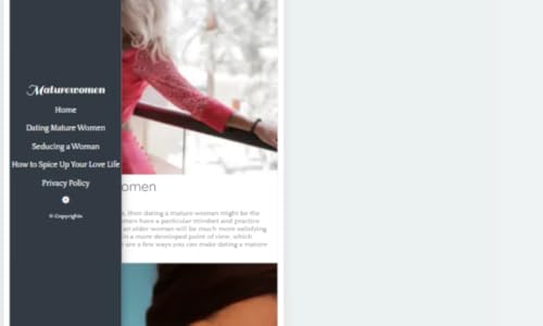 Dating & Meeting Mature Women