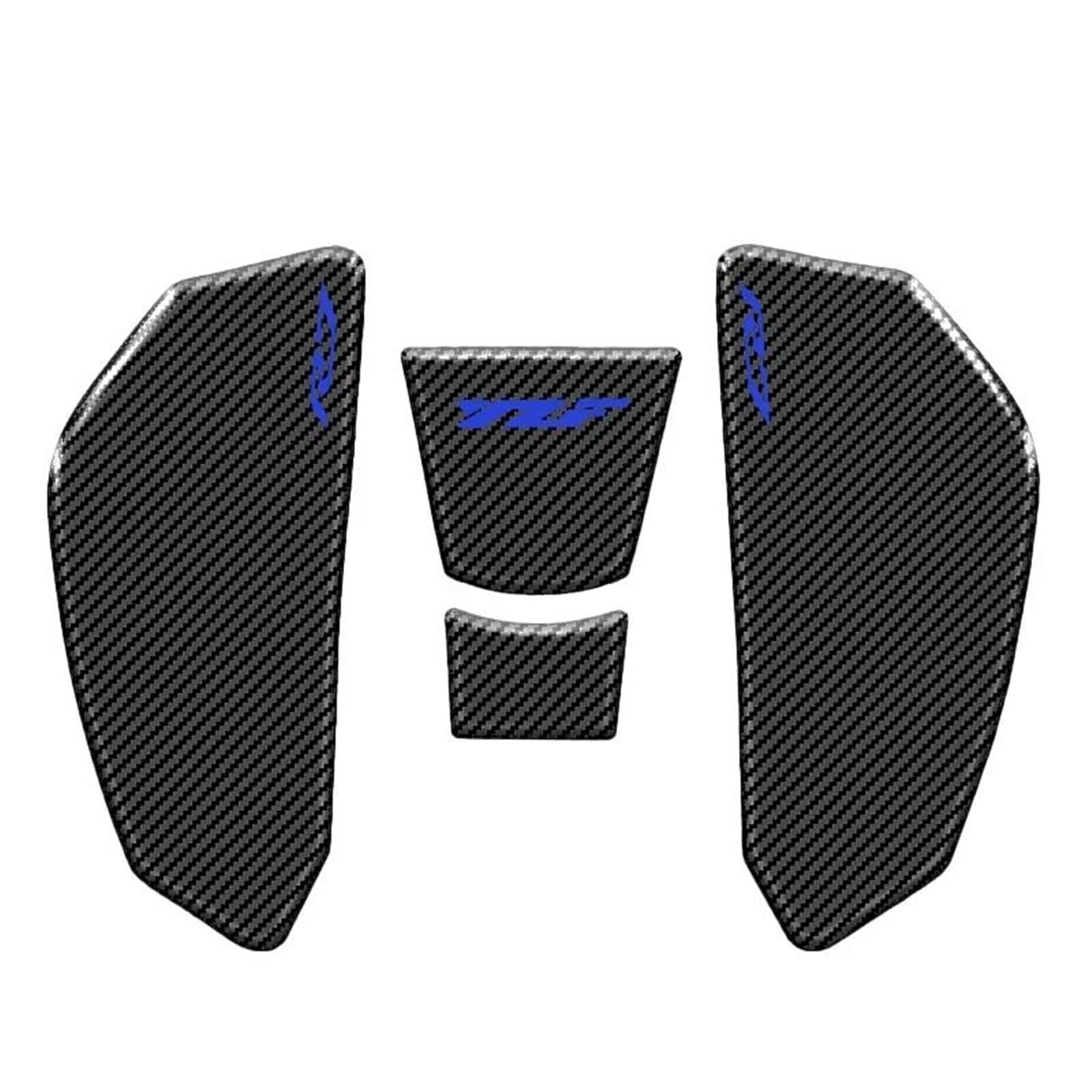 Motorcycle Fuel Tank Pads Knee Pads Anti-Slip Traction Pads Fuel Tank Anti-Slip for Yamaha YZFR7 YZF R7 YZFR7 2021-2022(Style 3)