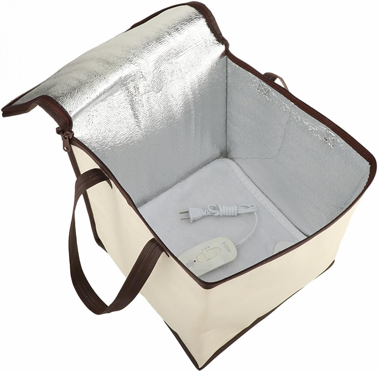 Bread Proofer Warming Box with Heating Mat Temperature Control Proofing Container for Dough Yogurt Tempeh Baking 35L