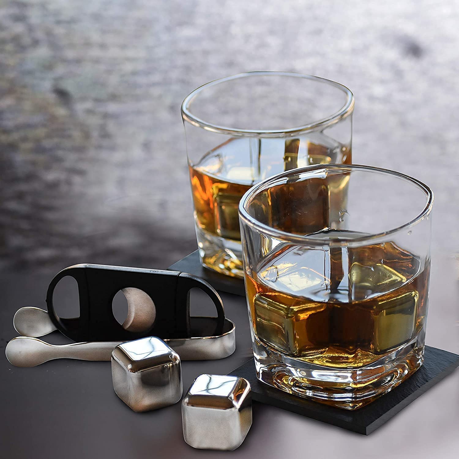 Shivaaro Crystal Clear Small Square Juice Water Glasses Welcome Drink with Beautiful Square Shape (150 ML) (Set of 6) 3