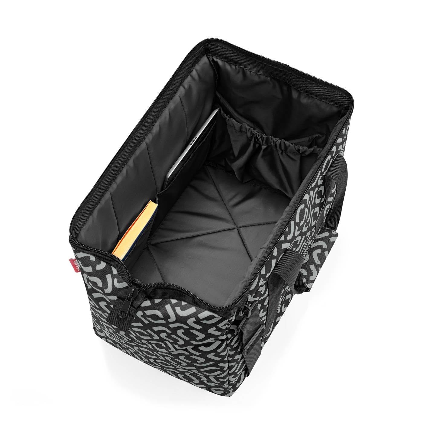 reisenthel Allrounder L in Signature Schwarz – Vielfältige Doktortasche zum Reisen, für die Arbeit oder Freizeit – Mit funktional-stylischem Design