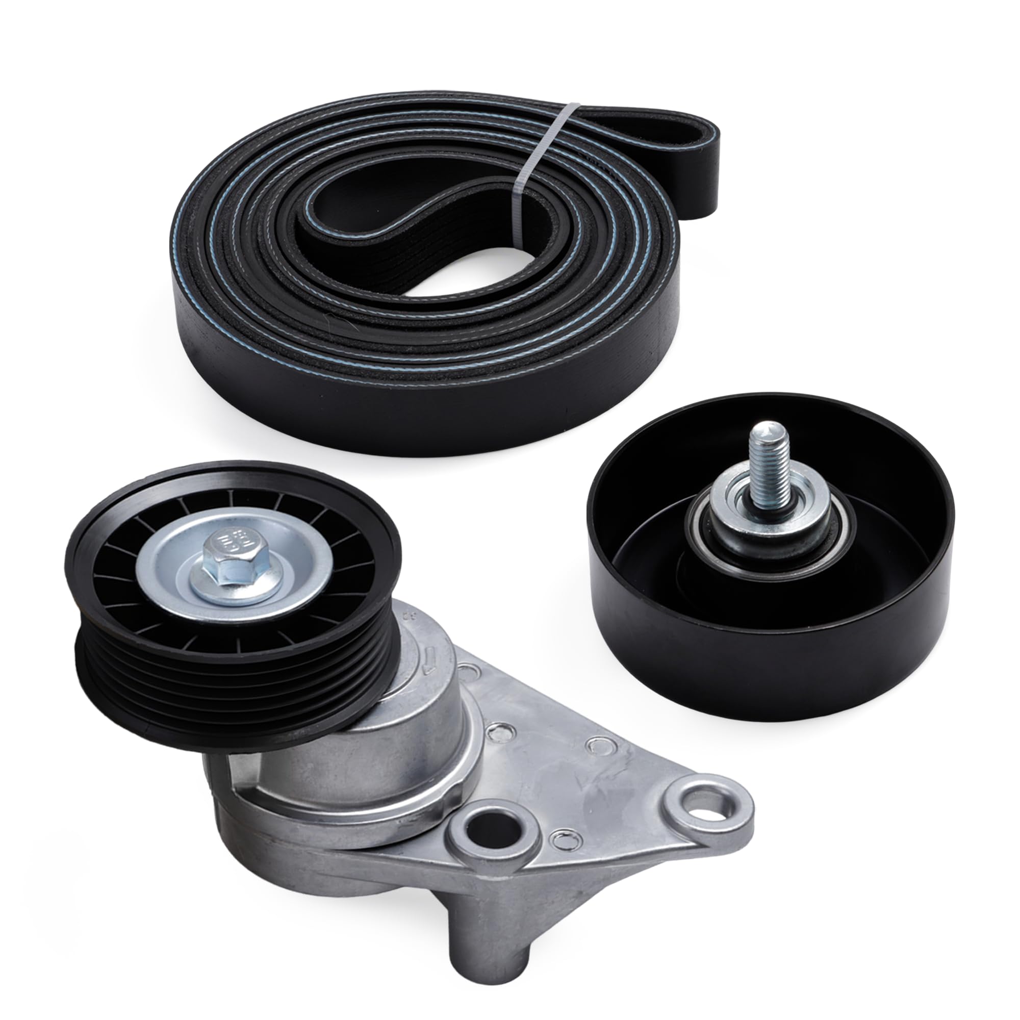 Belt Tensioner Serpentine Belt Idler Pulley Kit for Cadillac 2003-2006