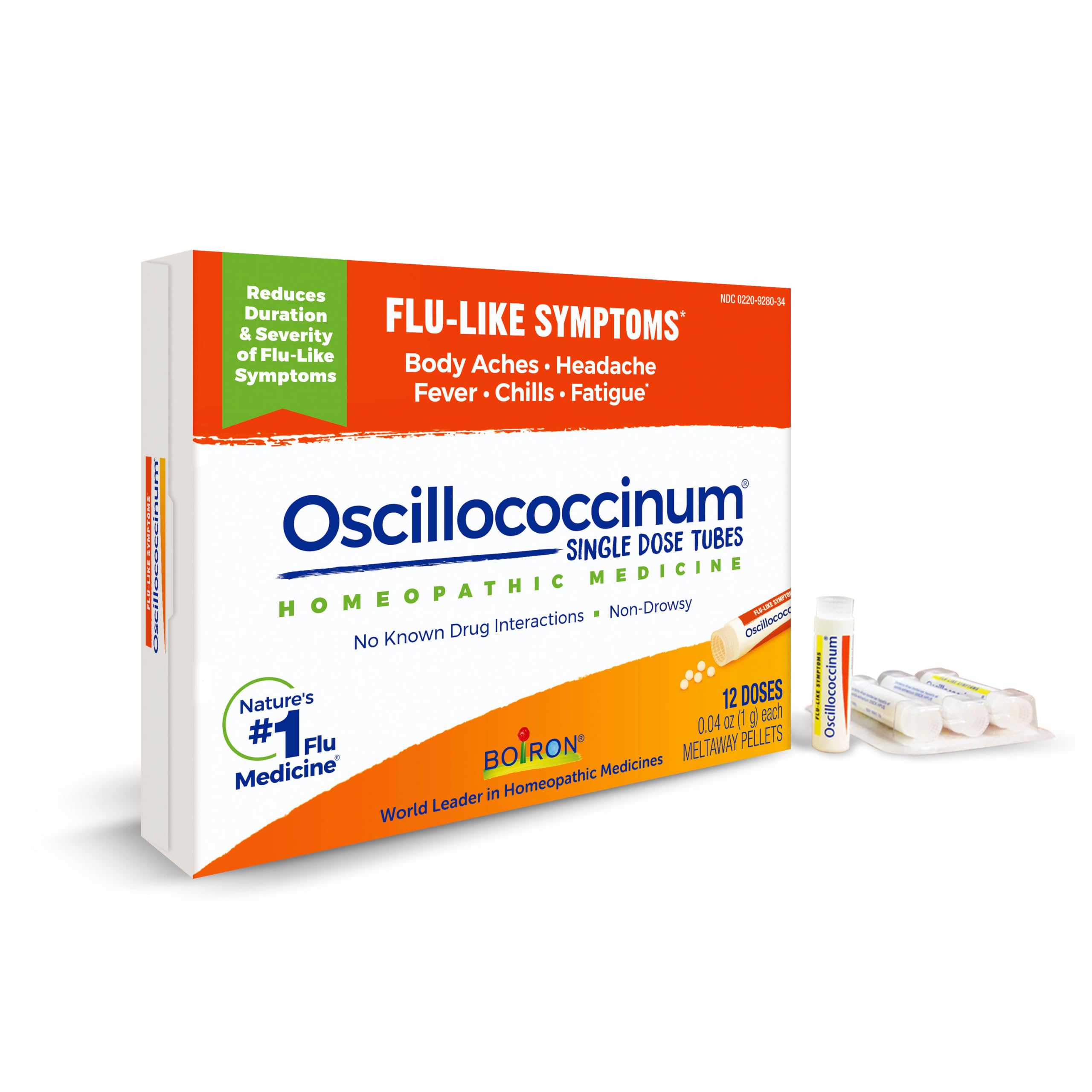 Boiron Oscillococcinum for Relief from Flu-Like Symptoms of Body Aches, Headache, Fever, Chills, and Fatigue - 60 Doses (Pack of 2) — Amazon image 14
