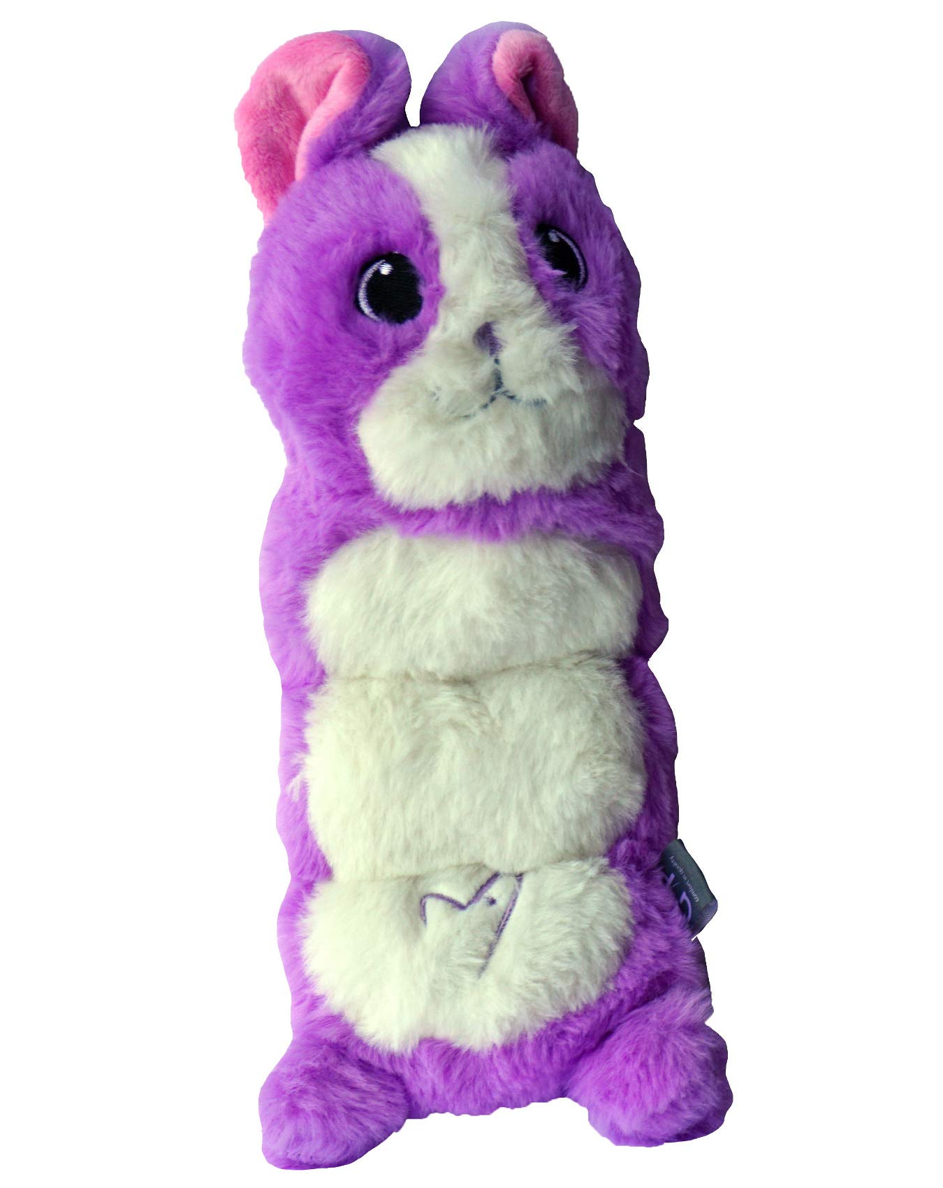 Classic Home Store Gor Pets Hugs Tums Soft Faux Fur Squeaky Puppy Dog Play Toy - Lilac Rabbit (Baby - 30cm)