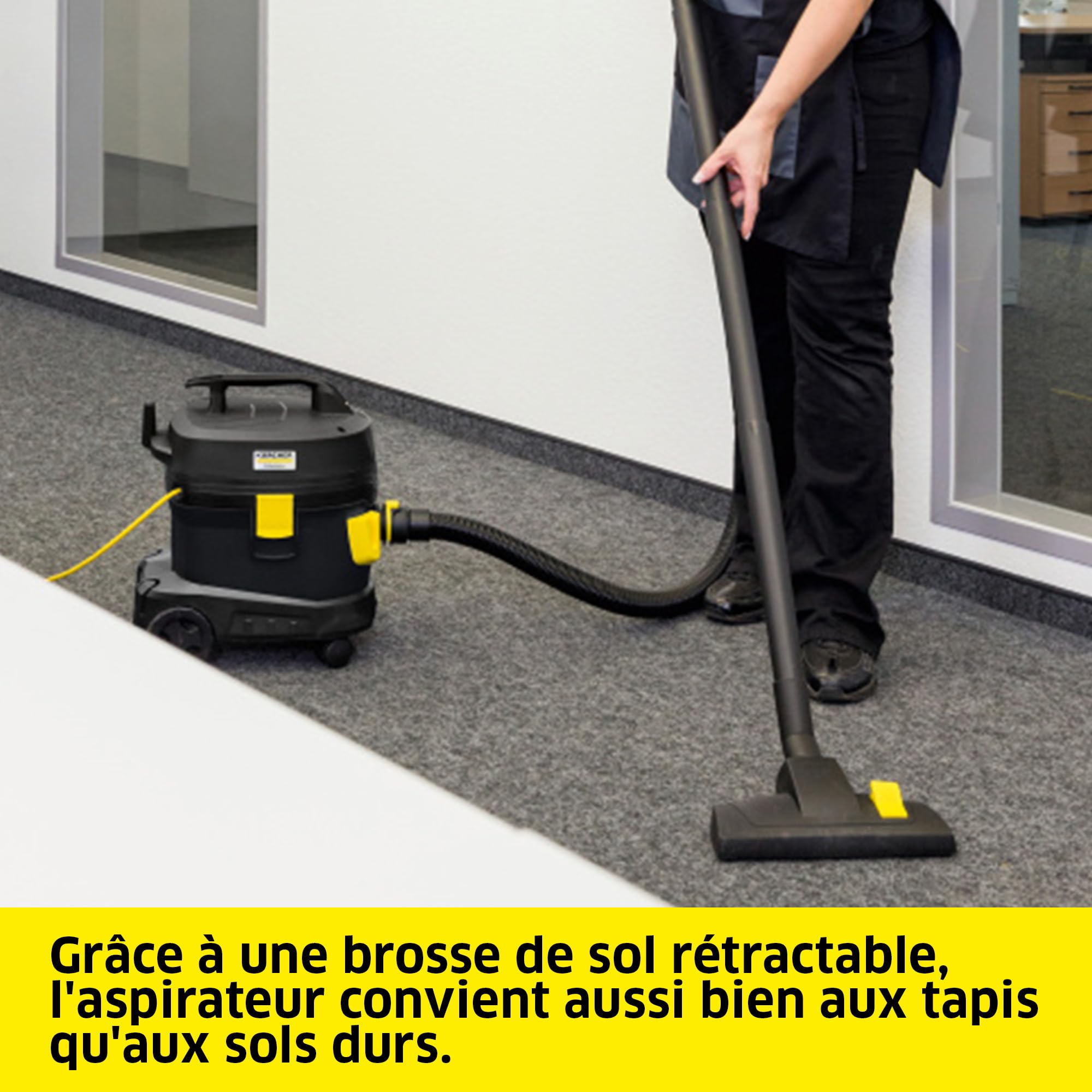 KÄRCHER aspirateur T 11/1 Classic HEPA 14 850 W 11 l 61 dB(A) 4,2 kg 7,5 m