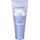 Every Tone Sunscreen Lotion SPF 50&comma; Lightweight&comma; Rubs on Clear Sunscreen for All Skin Tones&comma; Formulated with Nourishing Vitamin E&comma; 7 Fl Oz Tube