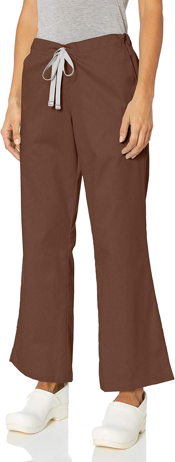 Wink WonderWORK Scrubs for Women, Flare Leg Scrub Pants