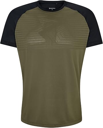 Ziener Men's Nabalis Functional Shirt-Bicycle, Outdoor, Fitness, Sports, Breathable, Quick-Drying, Short-Sleeved