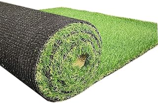 Artificial Grass Outdoor Rug 6 FT X 8 FT (48 Square FT) Synthetic Fake Turf Lawn for Patio,Balcon...