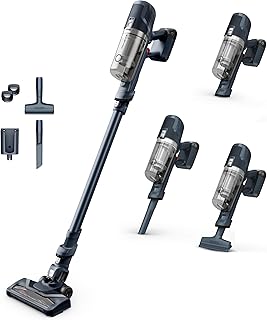 Rowenta X-Pert6.60 Aspirateur balai sans fil multifonction, Puissance de 100W, 45 minutes d'autonomie RH6831EO, Noir
