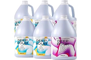 INCYL 6 Gallon Deep Pour Epoxy Resin Kit - Crystal Clear, Self...