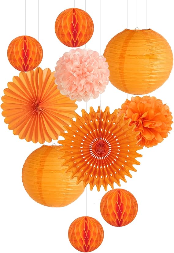 Décoration Anniversaire Automne – Bannière Joyeux Anniversaire, Pompons Orange, Citrouilles, Feuilles D’érable