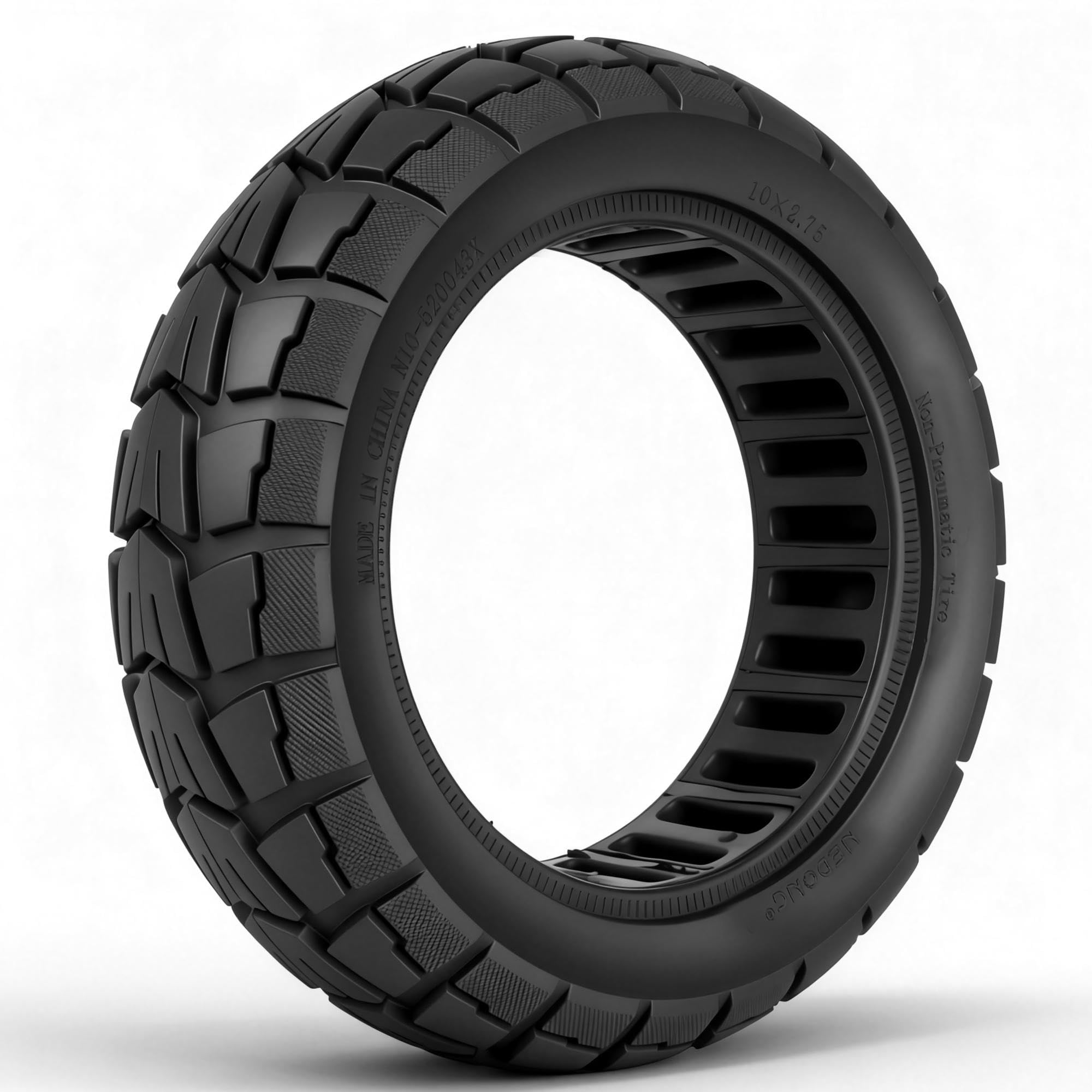 Solidna opona terenowa 10 cali 10 x 2,7 cm do Hover-1 Alpha JOYOR S Hiboy Titan PRO skuter 70/65-6,5 opona bezdętkowa odporna na przebicie, opony przeciwwybuchowe, super uchwyt odporny na