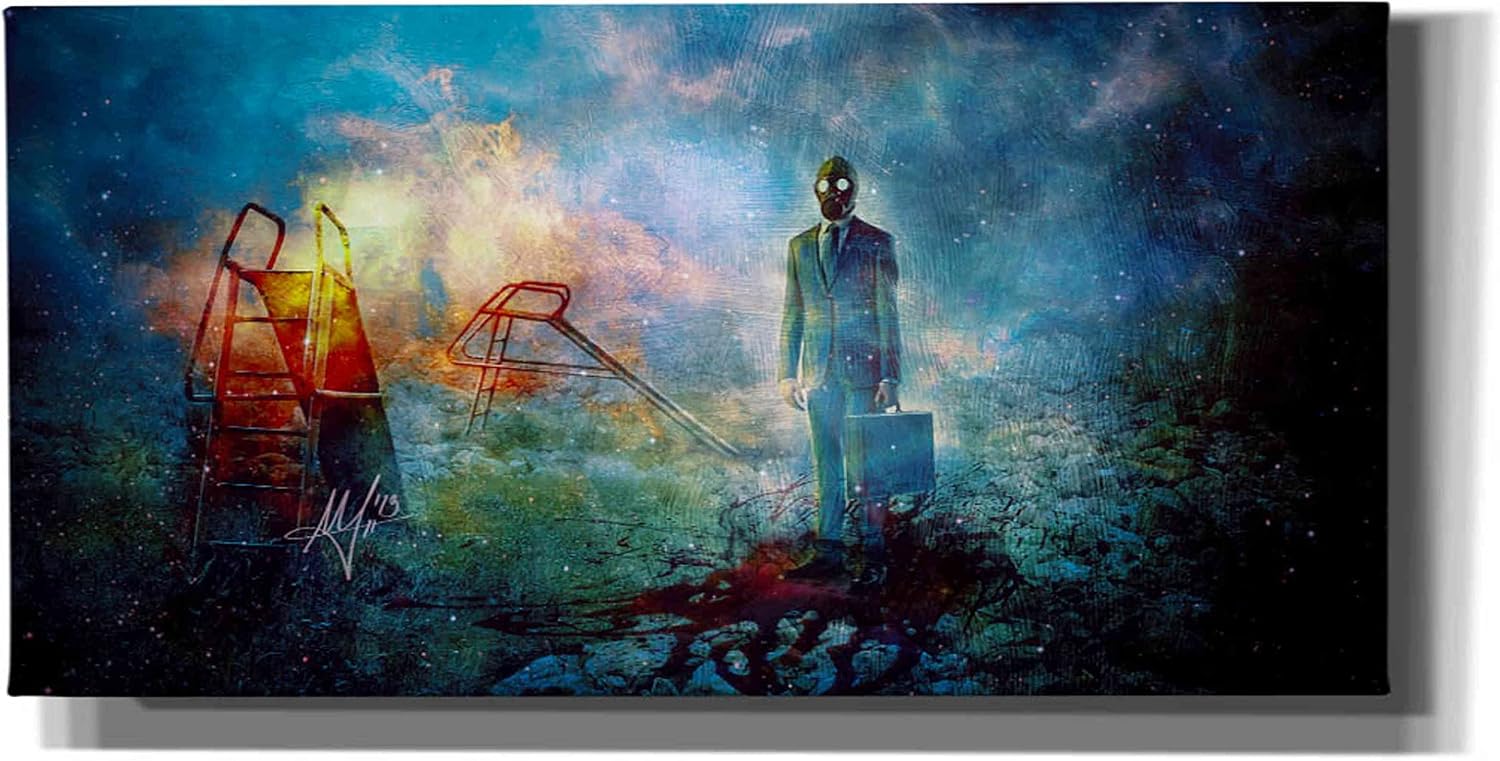 Cortesi Home 'Grief' by Mario Sanchez Nevado, Canvas Wall Art, 12" x 24"