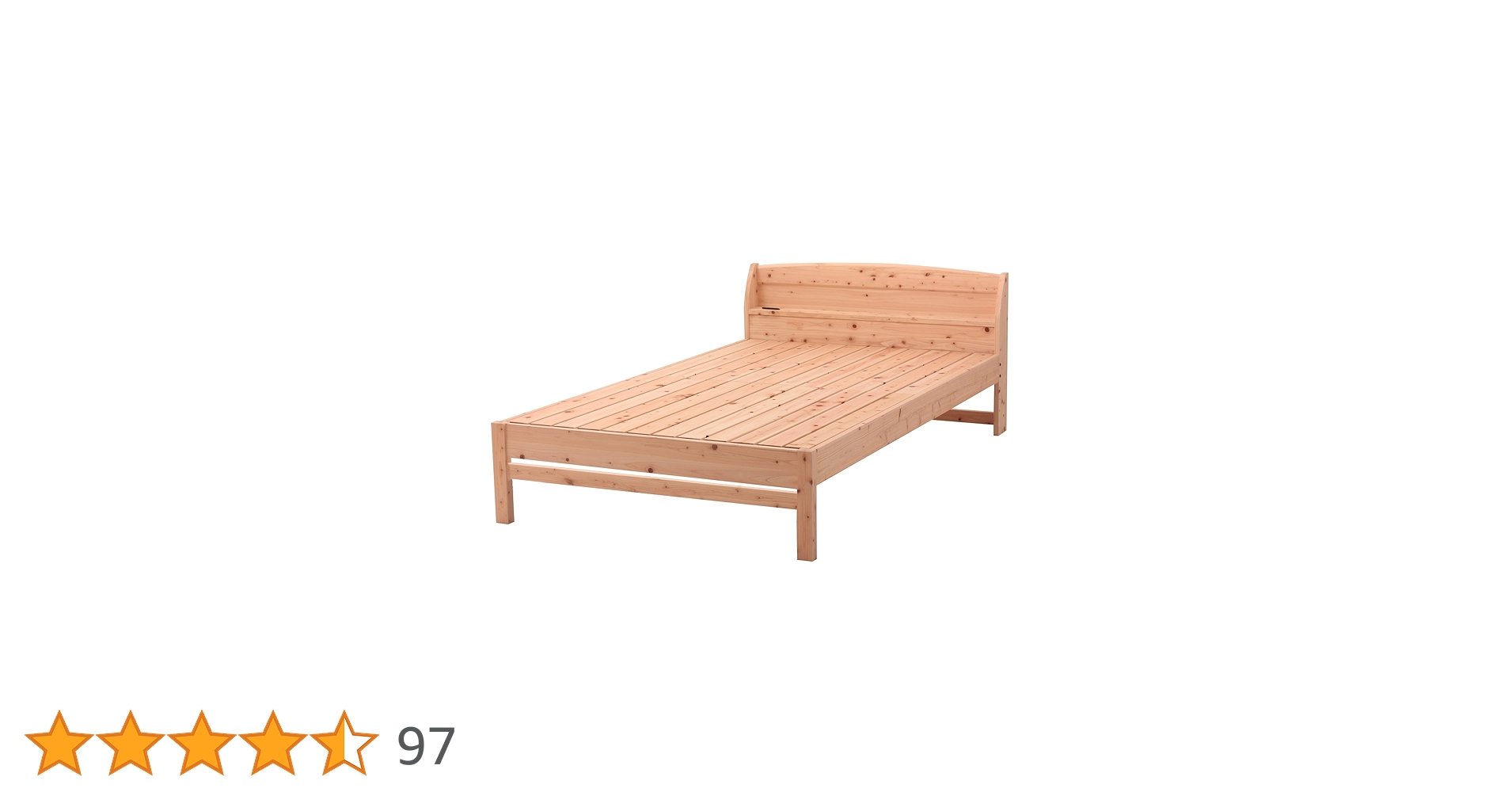 源ベッド 国産ひのきすのこベッド シングル ヘッドボード付き 四本足タイプ Amazon｜源ベッド 日本製ひのき すのこベッド 桧ベッド シングル