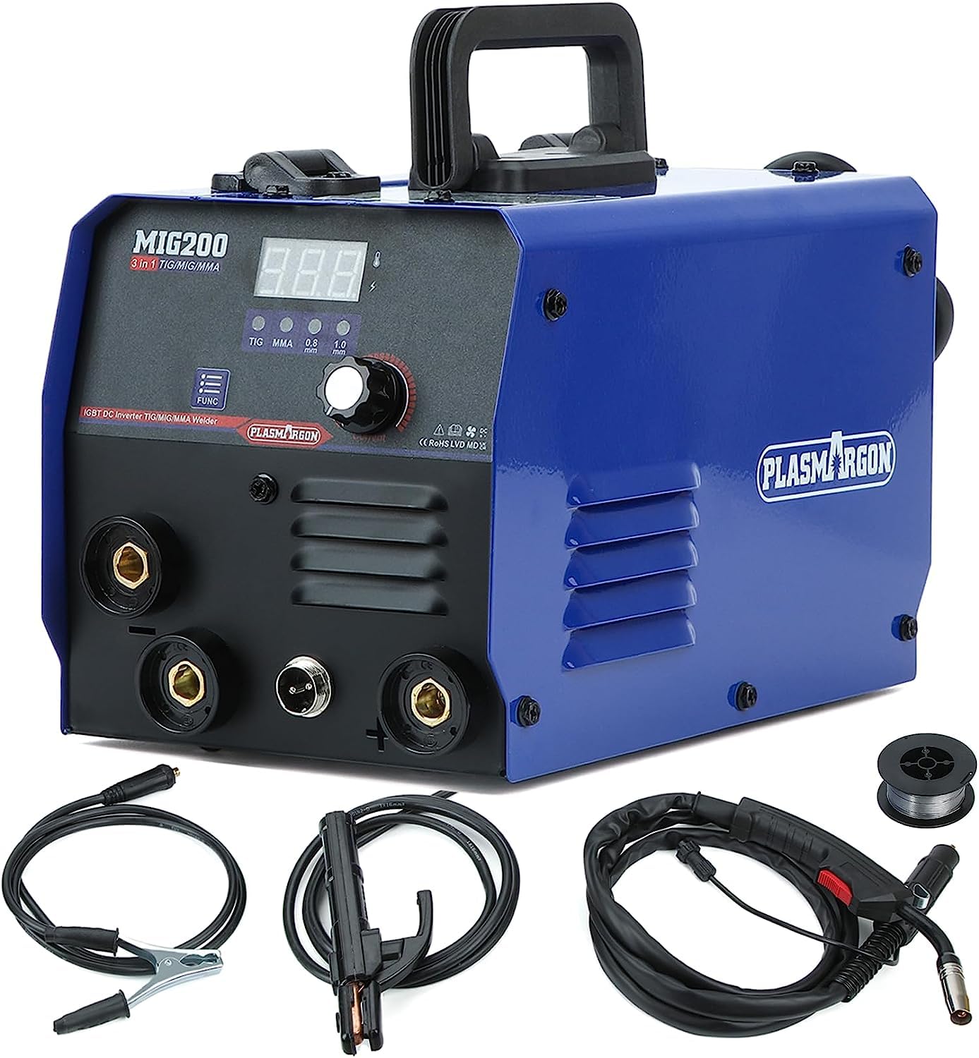 Amazon | 【PLASMARGON】半自動溶接機MIG200 家庭用 100V ノンガス 