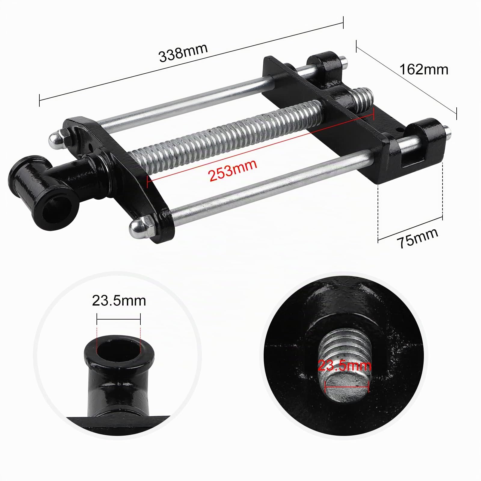 CPROSP Tornillo de Banco para Madera 7'', Pinza para Mesa de Trabajo Pesado para Carpintería de Abrazadera de Clip de Metal para Carpintería