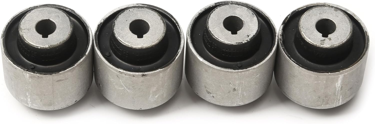 4M0407515A 4PCS Front Suspension Control Arm Bushing Kit STD 4M0407515 Compatible with VW TOUAREG AUDI A6 A7 A8 E-TRON Q5 Q7 Q8 Mild Hybrid Quattro Bentley BENTAYGA (4M0407515A 4Pcs)