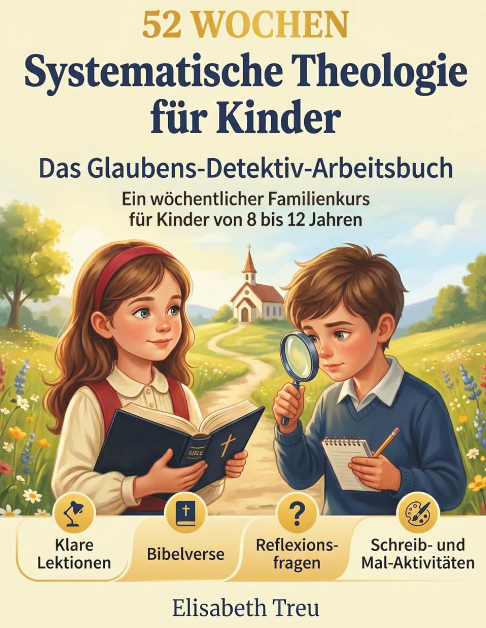 52 WOCHEN Systematische Theologie für Kinder: Ein wöchentlicher Familienkurs für Kinder von 8 bis 12 Jahren mit klaren Lektionen, Bibelversen, ... Mal-Aktivitäten, Gebeten und Lebens-Aufgaben