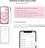 Vista 2 de Wildflower Fundas de edición limitada compatibles con iPhone 13 Pro Max (Sweet Pea Paisley)